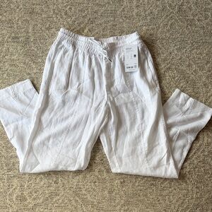 Athleta Retreat Linen Ankle Pant NWT